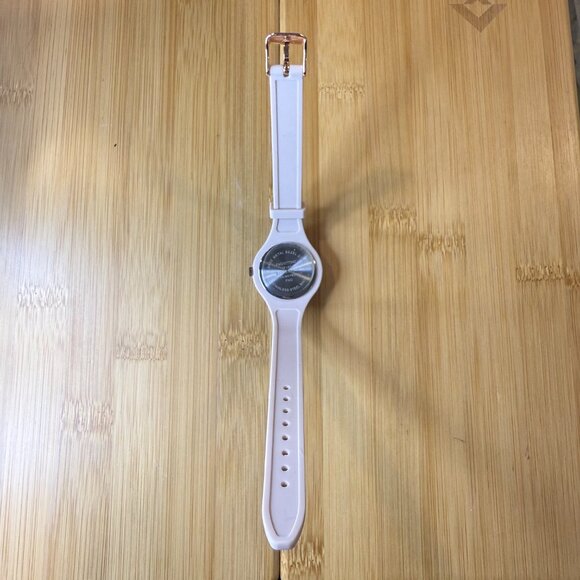 Ladies' Rose Gold & Pink Minimalist Watch Rubber Band FMDOTT042, 30mm - Picture 4 of 5